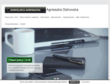 Tablet Screenshot of kancelaria-ostrowska.pl